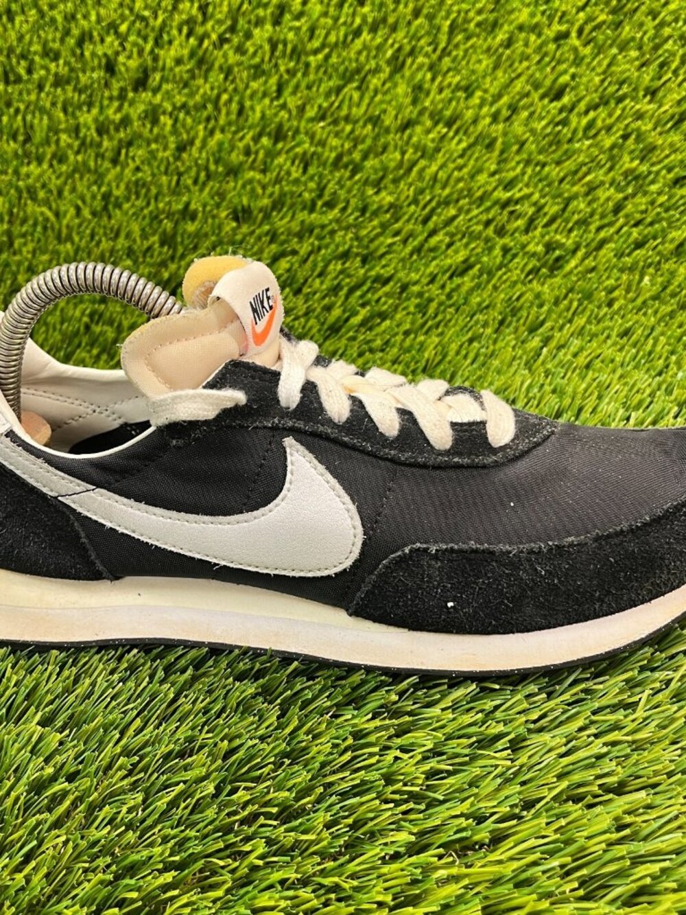 Nike Waffle Trainer 2 Boys Size 6.5Y Black Walking Running‎ Shoes Sneakers